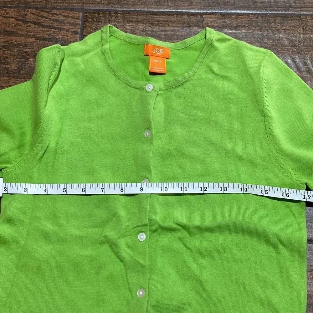 Joe Fresh Knit Green Woman Sweater Size XSP